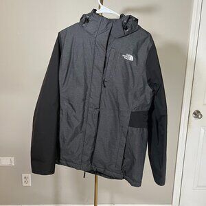 The North Face Women’s HyVent Hooded Jacket Size L | Gray Black